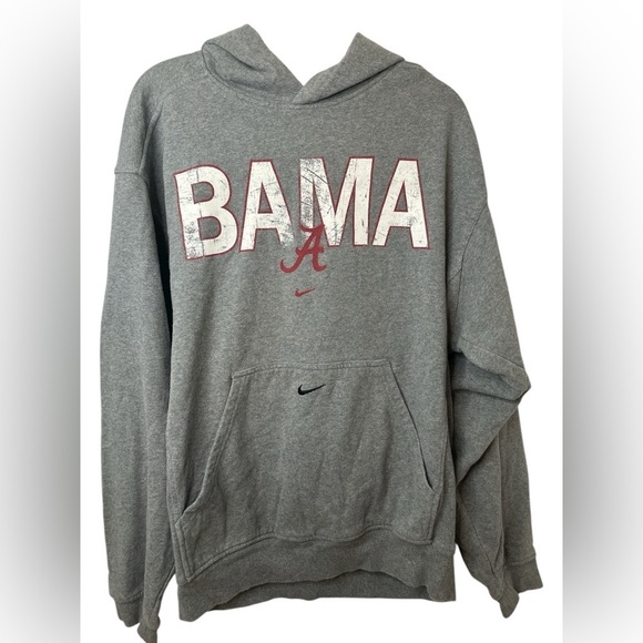 Nike Other - Nike Gray BAMA Logo Hoodie